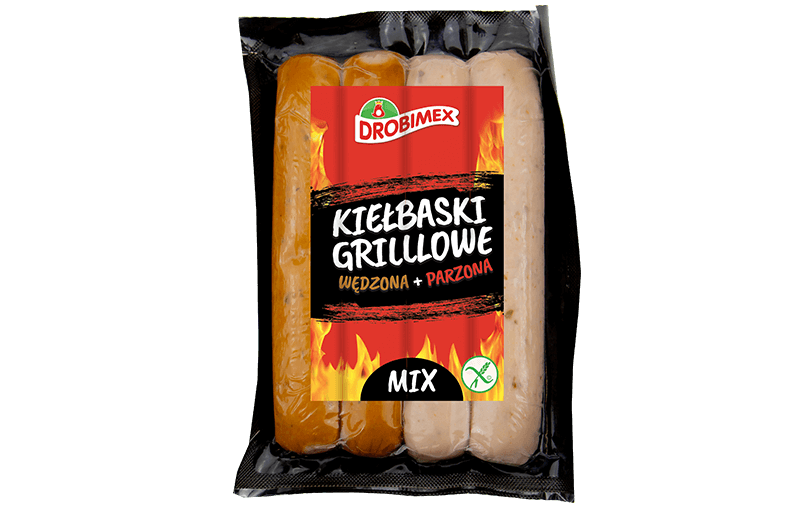 Kiełbaski grilllowe MIX wędzona + parzona