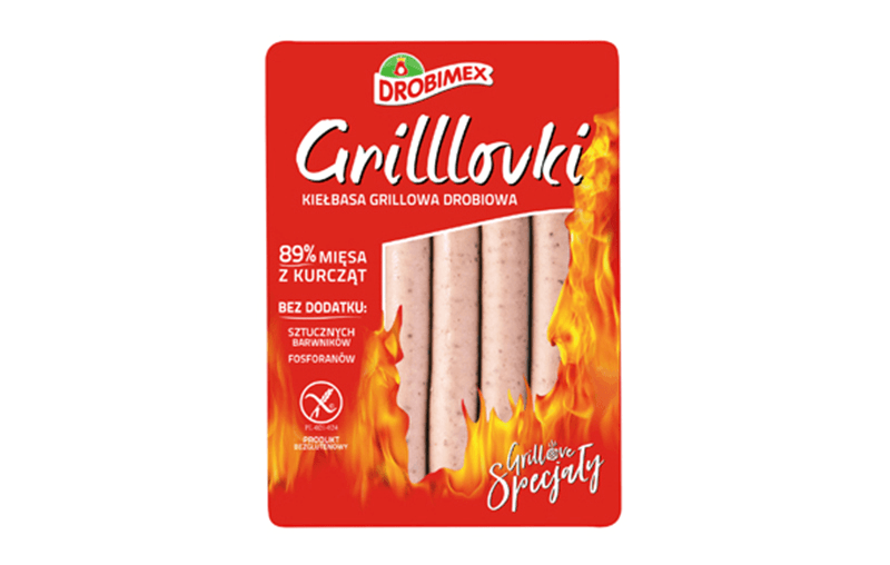 Grilllovki Kiełbasa Grillowa Drobiowa 400g