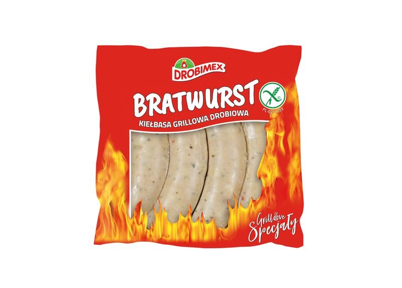 Bratwurst Kiełbasa Grillowa Drobiowa